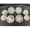 Image 3 : Set of 4 Queen Anne Tea Cups & Saucers