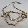 Image 2 : Set of 3 Hematite & Tiger Eye Necklaces