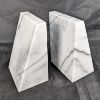 Image 3 : Set of 2 Marble Stone Book Ends 6" Tall