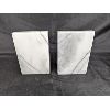 Image 5 : Set of 2 Marble Stone Book Ends 6" Tall