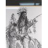 Image 2 : Artist Dan Brewer (Buffler) "Warpath" 34.5" x 28.5" Print 