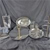 Image 2 : Large Lot of Vintage Chrome Serving Trays and Kitchen Items
