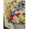 Image 3 : Beautiful Cottage Core Needle Point Floral Wall Hanging 