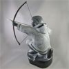 Image 2 : Boma Canada Faux Soapstone Carving "Hunter with Bow" 10.5" Tall