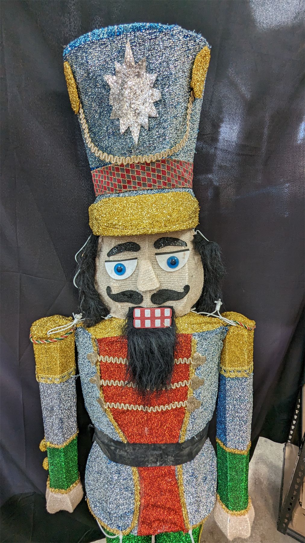 Large Life Size Light Up Nutcracker Soldier 67" Tall