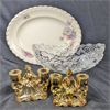 Image 1 : Lot of Mixed Dishware & Candle Holders