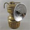 Vintage Guy's Dropper Carbide Miners Brass Hat Lamp Lantern