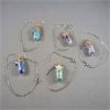 Image 2 : Set of 5 Gemstone Crystals in a Bottle Necklaces