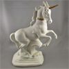 Image 1 : 1985 "The Messenger of Love" Porcelain Unicorn Sculpture by the Franklin Mint with COA