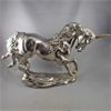 Image 1 : "Platinum Majesty" Porcelain Unicorn Sculpture by the Princeton Gallery with COA