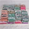 Image 1 : Lot of 24 Bags of Rug Hooking Yarn 4" *with Pink Duffel Bag 