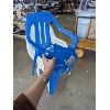 Image 2 : Set of 4 Plastic Patio Chairs and 1 Child's Chair - Very Good Condition