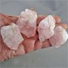 Image 1 : Set of 4 Rose Quartz Crystal Wire Wrapped Pendants