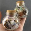 Image 2 : Lot of 2 Mixed Crystal Glass Jars & Ametrine Jar