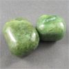 Image 2 : Lot of 2 Polished Green Garnet Specimens
