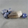 Image 2 : Lot of Polished Sodalite & Raw Smoky Quarts Specimen