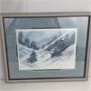 Image 2 : Lot of 2 Framed The Millennium Series Art Prints "First Tracks" & "Freedom" 