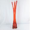 Image 1 : MCM Extra Tall Blown Glass Art Vase 27" Tall - STUNNING!