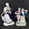 Image 2 : Lot of Porcelain Rococo Fashion Style Statues