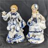 Image 2 : Lot of Porcelain Rococo Fashion Style Statues