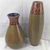 Image 2 : Lot of 3 Decorative Wood Vases