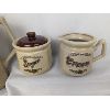 Image 2 : MCM Ceramic Coffee Set with Coffee Pot , 4 Mugs and Cream & Sugar Bowl