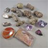 Image 1 : Lot of 17 Various Crystals, Fossils and  Minerals