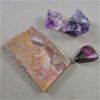 Image 3 : Lot of 17 Various Crystals, Fossils and  Minerals