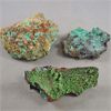Image 1 : Lot of 3 Raw Malachite Specimens 