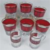 Image 1 : Set of 8 Ukrainian Glasses