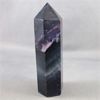 Image 2 : Gorgeous Rainbow Fluorite Crystal Point 3"