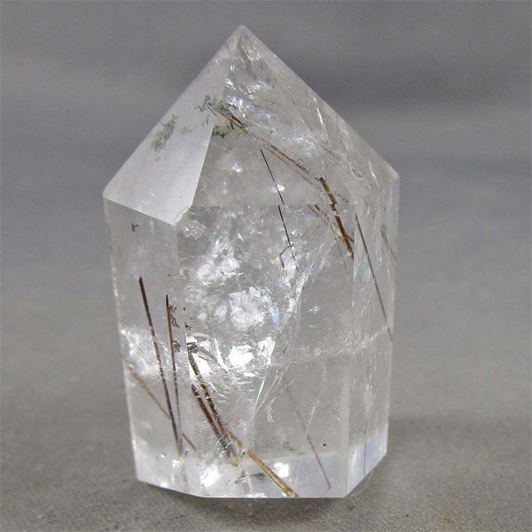 Rutile in Quartz Crystal Point 1.25 