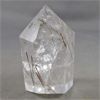 Image 1 : Rutile in Quartz Crystal Point 1.25"