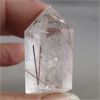 Image 3 : Rutile in Quartz Crystal Point 1.25"