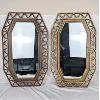Image 1 : Set of 2 Vintage Hall Mirrors - Coppercraft Dart Industries 
