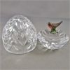 Image 1 : Waterford Crystal - Egg with Robin - Made in Ireland