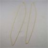 Image 2 : Set of 2 NEW 14KGP over Sterling Silver Chains