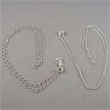 Image 1 : Set of 2 NEW Sterling 925 Silver Necklaces 