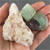 Image 2 : Lot Polished Fluorite & Raw Apophyllite With Zeolite Cluster