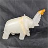 Image 1 : Onyx Stone Elephant Statue