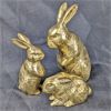 Image 1 : Set of 3 Brass Rabbits