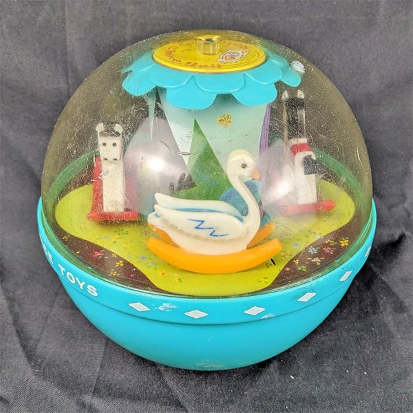 Vintage Fisher Price Roly Poly Chime Ball Circa 1966