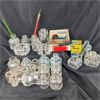 Image 1 : Large Lot of Fountain Pen Ink Jars, Dip Pens and Drawing Pencil Lead