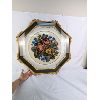 Image 2 : Beautiful Large Needle Point Octagon Shaped Frame 27"
