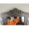 Image 2 : Vintage Wood Framed Mirror 37" x 32"