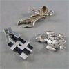 Image 2 : 2 Sterling Silver Pendants and 1 Sterling Silver Brooch