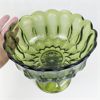 Image 2 : Anchor Hocking Fairfield Avocado Green Compote Bowl