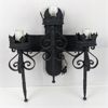 Image 1 : Vintage Cast Iron Plug In Electric Wall Sconce