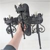 Image 2 : Vintage Cast Iron Plug In Electric Wall Sconce