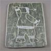 Image 1 : Inuit Art Soapstone Plaque Signed by Artist Dimu